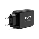 Port 65W GaN wall charger & 2M EU USB-C cable