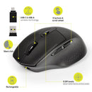 Port Office Pro Wireless Black Mouse