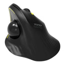 Port Connect Bluetooth + Wireless Rechargeable Ergonomic Trackball Mouse