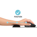 PORT MOUSEPAD - GEL - ERGONOMIC - BLACK