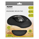 PORT MOUSEPAD - GEL - ERGONOMIC - BLACK