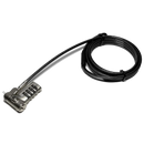 SECURITY CABLE UNIVERSAL SWITCHABLE LOCK COMBINATION