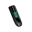 TRANSCEND 64GB JF790 USB C (5Gpbs) CAPLESS FLASH DRIVE - BLACK AND GREEN