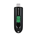 TRANSCEND 128GB JF790C USB C (5Gpbs) CAPLESS FLASH DRIVE - BLACK AND GREEN