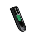 TRANSCEND 128GB JF790C USB C (5Gpbs) CAPLESS FLASH DRIVE - BLACK AND GREEN