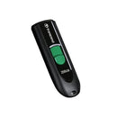TRANSCEND 256GB JF790C USB C (5Gpbs) CAPLESS FLASH DRIVE - BLACK AND GREEN