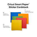 Cricut Smart Sticker Cardstock 33X33Cm 10 Sheets (Brilliant Bows)