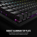 CORSAIR K70 CORE RGB Mechanical Gaming Keyboard - CORSAIR Red Linear Switches