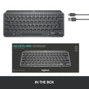Logitech MX Keys Mini Minimalist Wireless Illuminated Keyboard - GRAPHITE