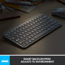Logitech MX Keys Mini Minimalist Wireless Illuminated Keyboard - GRAPHITE