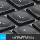 Logitech MX Keys Mini Minimalist Wireless Illuminated Keyboard - GRAPHITE