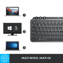 Logitech MX Keys Mini Minimalist Wireless Illuminated Keyboard - GRAPHITE