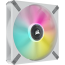 Corsair Ml140 140Mm Pwm 400 - 2000 Rpm Premium Magnetic Levitation Fan Dual Pack With Lighting Node Core - White