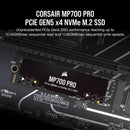 Corsair MP700 PRO 4TB M.2 NVMe PCIe Gen. 5 x4 SSD (no heatsink)