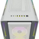 Corsair Icue 5000T Tempered Glass Mid-Tower; White