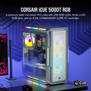 Corsair Icue 5000T Tempered Glass Mid-Tower; White