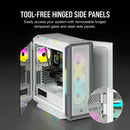 Corsair Icue 5000T Tempered Glass Mid-Tower; White