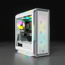 Corsair Icue 5000T Tempered Glass Mid-Tower; White