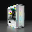 Corsair Icue 5000T Tempered Glass Mid-Tower; White