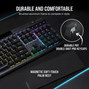 Corsair K70 Rgb Pro Mechanical Gaming Keyboard - Cherry Mx Speed Silver Keyswitches - Black