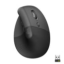 Logitech Lift Vertical Ergonomic Mouse - Graphite Black - 2.4Ghz Bt - N A - Emea-914 - On+Offline;B2C
