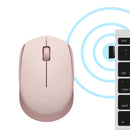 Logitech M171 Wireless Ambidextrous Optical Mouse Rose - Has A Fully Ambidextrous Design That Easily Fits Within Your Laptop Bag So You Can Get To Work Anywhere Whether You’Re Left- Or Right-Handed With Batteries 69.3 G Usb Receiver Sensor Technology Smoo