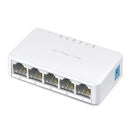 Mercusys 5-Port 10 100Mbps Desktop Switch, 5X 10 100 Mbps Ports, Plastic Case