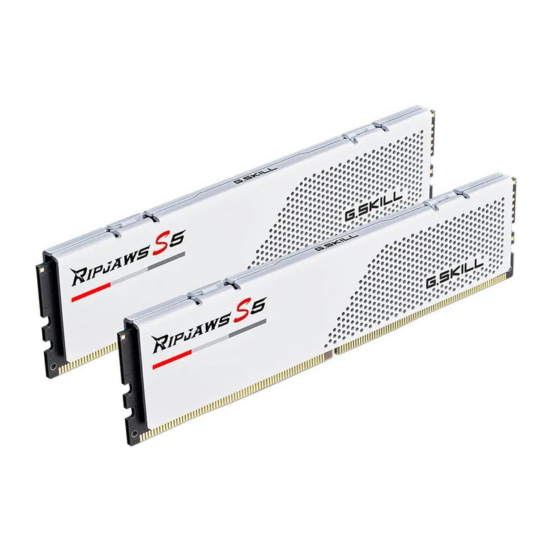 G.Skill RipjawsS5 DDR5-6000MHz CL32-38-38-96 1.35V 32GB (2x16GB) - White