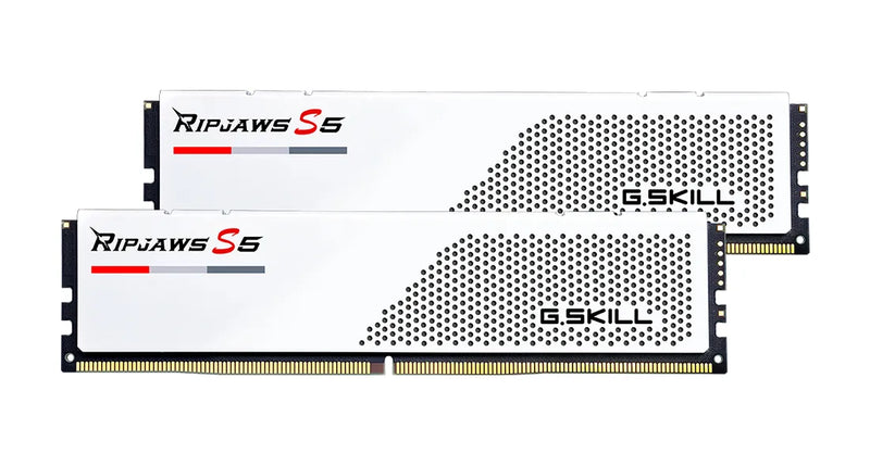 G.Skill RipjawsS5 DDR5-6000MHz CL32-38-38-96 1.35V 32GB (2x16GB) - White