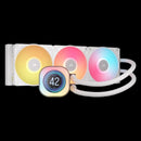 CORSAIR iCUE LINK TITAN 240 RX LCD White AIO; 240mm Radiator; Liquid CPU Cooler