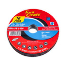 Cutting Disc Steel &amp; Ss 115 X 1.0 X 22.2 Mm 10 Pack