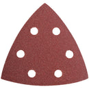 Sanding Triangle Sheet 60grit 94x94x94mm 5/pack W/holes Hook &amp; Loop