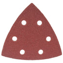 Sanding Triangle Sheet 80grit 94x94x94mm 5/pack W/holes Hook &amp; Loop
