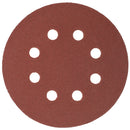 Sanding Disc 125mm 120 Grit With Holes 10/pk Hook And Loop