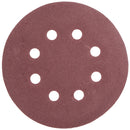 Sanding Disc 125mm 180 Grit With Holes 10/pk Hook And Loop