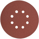 Sanding Disc 150mm 80 Grit With Holes 10/pk Hook And Loop