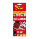 Sanding Sheet Orb 95 X 230mm 80gr Hook And Loop No Holes 5/pk