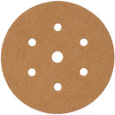 Gold Disc (50 Pieces) 40 Grit 150mm X 6+1 Holes Hook And Loop