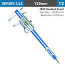 Dig. Caliper 150mm 0.03mm Acc. Ip67 Level 0.01mm Res.