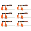 Jorgensen 6" 150mm M/duty 6 Pack Steel Bar Clamp