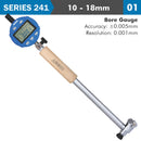 Dig. Precision Bore Gauge 10-18mm 0.012mm Acc. 0.001mm Grad.
