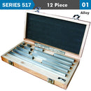 Gauge Block Set Alloy Steel 12pc 10-291. 8mm Iso3650 Grade 0