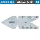 Center Gauge Whitworth 55deg. 30&