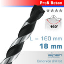 Concrete Profi Beton Drill Bit 18mm