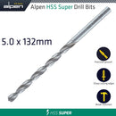 Hss Drill Bit Long 5 X 132mmbulk
