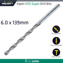 Hss Drill Bit Long 6 X 139mm Bulk