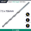 Hss Drill Bit Long 7.5 X 156mm Bulk