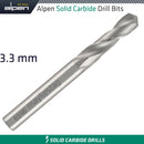 Alpen Solid Carbide Drill Bit 3.3