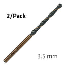 Hss Sprint Master 3.5mm X2 Sleeved Din338 Alpen Drill Bit