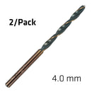 Hss Sprint Master 4.0mm X2 Sleeved Din338 Alpen Drill Bit